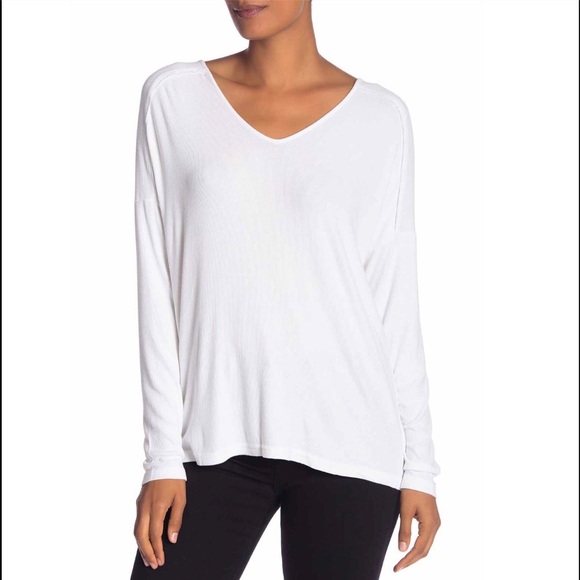 ANTHROPOLOGIE Michael Stars long sleeve tee OS - Picture 2 of 2